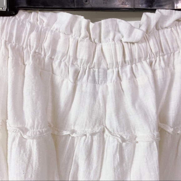 Princess Polly High Waisted Tie White Shorts - Picture 7 of 8